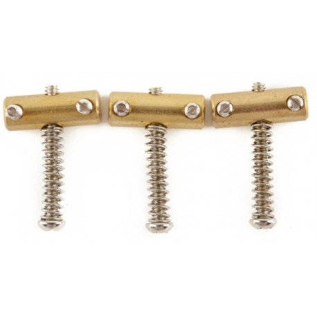 FENDER AMERICAN VINTAGE TELECASTER COMPENSATED BRIDGE SADDLES (3)