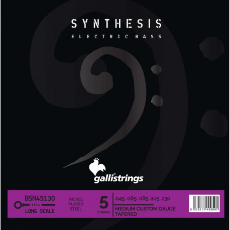 GALLISTRINGS BSN45130 5 STRINGS MEDIUM CUSTOM - TAPERED