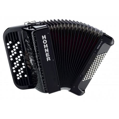 Hohner Nova II 72 A4262 Black B-System