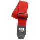 SIT STRINGS 2″ GUITAR STRAP RED