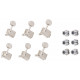 FENDER CLASSICGEAR TUNING MACHINE SET CHROME