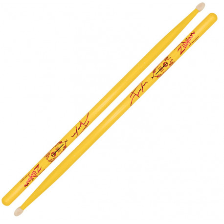 ZILDJIAN DRUMSTICKS JOSH DUN CLANCY YELLOW