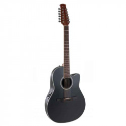 Ovation Applause AB2412II Mid Cutaway 12-string (Black Satin)