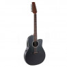 Ovation Applause AB2412II Mid Cutaway 12-string (Black Satin)
