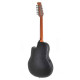 Ovation Applause AB2412II Mid Cutaway 12-string (Black Satin)