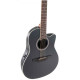 Ovation Applause AB2412II Mid Cutaway 12-string (Black Satin)