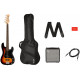 SQUIER AFFINITY SERIES PRECISION BASS PJ PACK 3 COLOR SUNBURST 