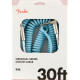 FENDER CABLE ORIGINAL SERIES 30' COIL DAPHNE BLUE