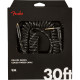 FENDER CABLE DELUXE SERIES COIL 30' BLACK TWEED