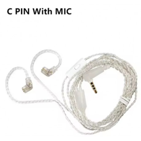 KZ Standard SILVER Cable C MIC