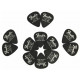 FENDER DURA-TONE DELRIN PICKS 1.21 MM, 351 SHAPE - 12 PACK BLACK