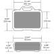 Nanuk 909 (Silver) Foam