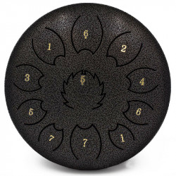 Fzone STD6I11N Steel Tongue Drum (Black)