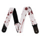 Jackson Strap 2" Splater Red аnd White