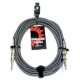 DIMARZIO EP1718SS INSTRUMENT CABLE 18ft (BLACK GRAY)