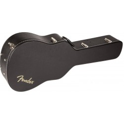 FENDER DREADNOUGHT ACOUSTIC GUITAR CASE BLACK FLAT TOP