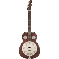 FENDER BROWN DERBY RESONATOR GUITAR BROWN SATIN