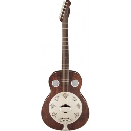FENDER BROWN DERBY RESONATOR GUITAR BROWN SATIN