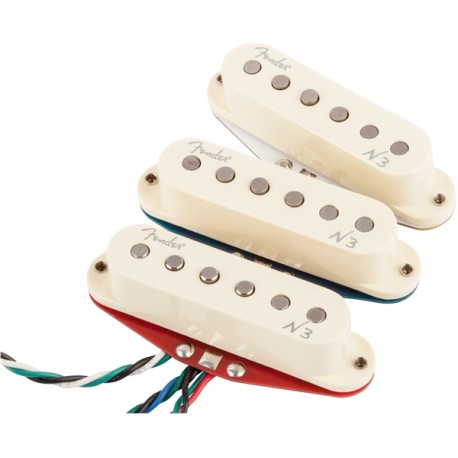 FENDER N3 NOISELESS STRAT SET 3 WHT