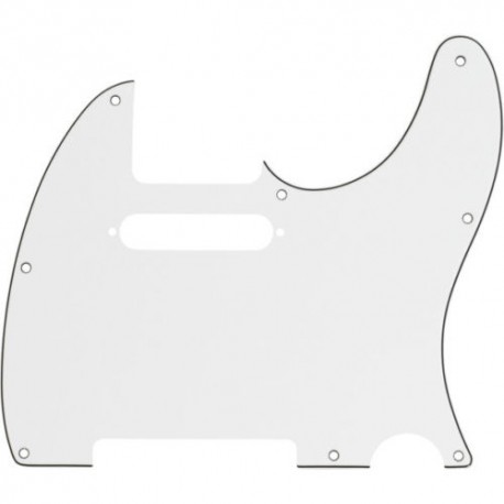FENDER PICKGUARD FOR TELECASTER WHITE 3-PLY
