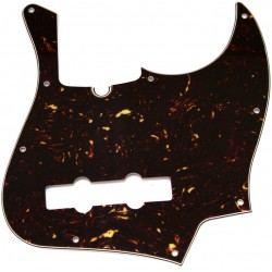 FENDER PICKGUARD FOR 5-STRING AMERICAN DELUXE JAZZ BASS 4-PLY TORTOISE SHELL