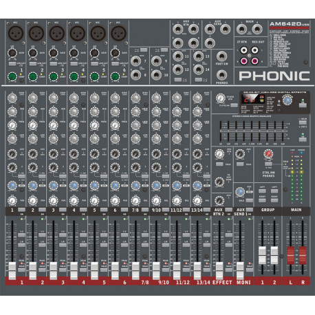 PHONIC AM 642D