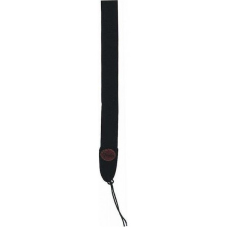 FENDER 2' COTTON BK OVAL LOGO GUITAR STRAP