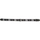 FENDER 2" MONOGRAMMED BLACK/LIGHT GREY/DARK GREY STRAP