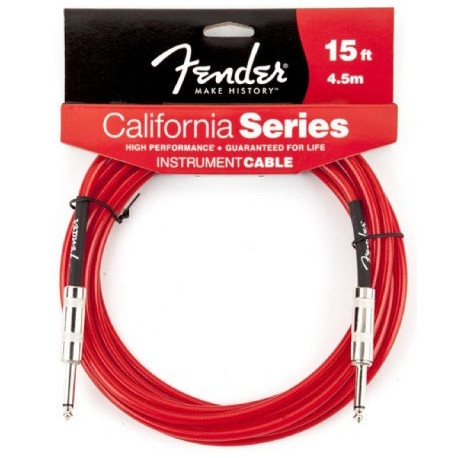 FENDER CALIFORNIA INSTRUMENT CABLE 15' CAR