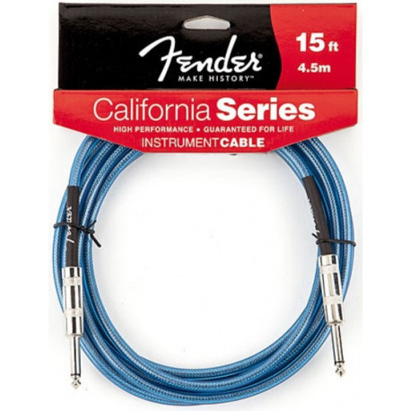 FENDER CALIFORNIA INSTRUMENT CABLE 15' LPB
