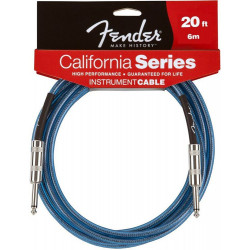 FENDER CALIFORNIA INSTRUMENT CABLE 20' LPB