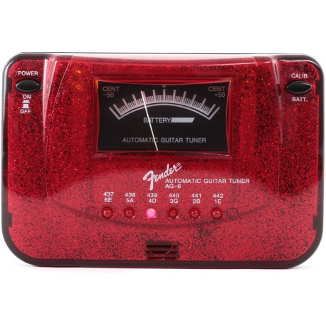 FENDER AG6 TUNER RED SPARKLE EXP II