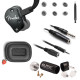 FENDER FXA5 IN-EAR MONITORS METALLIC BLACK