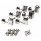 FENDER PURE VINTAGE GUITAR TUNING MACHINES NICKEL/CHROME (6)