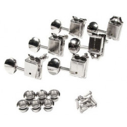 FENDER PURE VINTAGE GUITAR TUNING MACHINES NICKEL/CHROME (6)