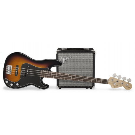 FENDER SQUIER PJ BASS PACK BROWN SUNBURST