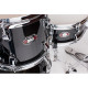 NATAL DRUMS DNA ROCK DRUM KIT BLACK HARDWARE PACK