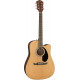 FENDER FA-125CE DREADNOUGHT ACOUSTIC NATURAL