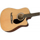 FENDER FA-125CE DREADNOUGHT ACOUSTIC NATURAL