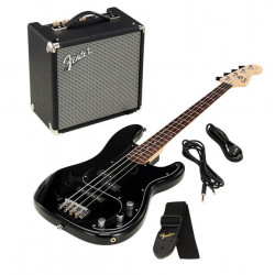 FENDER SQUIER PJ BASS PACK BLACK