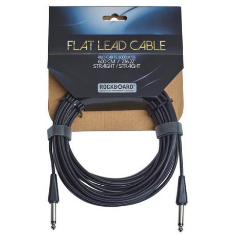 ROCKBOARD RBOCAB FL600 BLK SS FLAT INSTRUMENT CABLE
