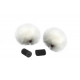 Rycote Windjammer Lavalier White (pair)