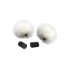 Rycote Windjammer Lavalier White (pair)