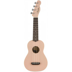 FENDER UKULELE VENICE SOPRANO SHELL PINK