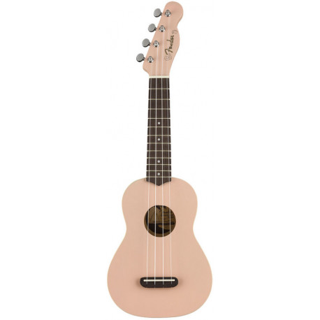 FENDER UKULELE VENICE SOPRANO SHELL PINK