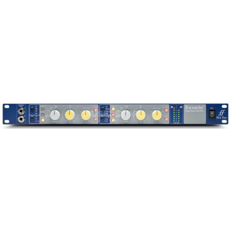 FOCUSRITE ISA TWO Dual Channel ISA Mic pre, 19" 1U rackmountable