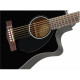 FENDER CD-60SCE BLACK WN
