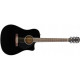 FENDER CD-60SCE BLACK WN