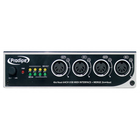 USB MIDI интерфейс Prodipe 4in/4out