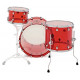 NATAL DRUMS ARCADIA ACRYLIC TRANSPARENT RED